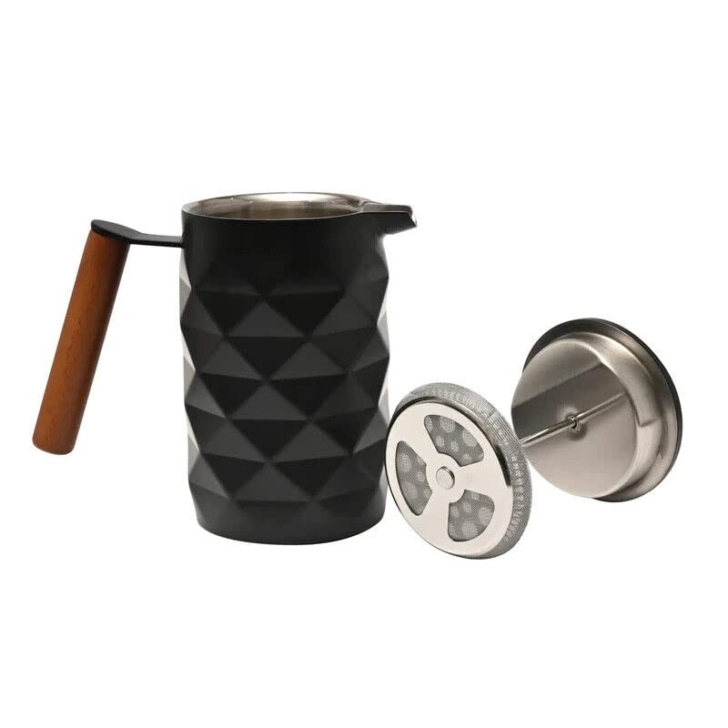Diamond French Press Matt Black 600ml