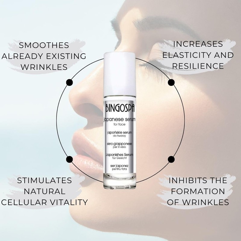 Scalpel-Free Facelift Anti Wrinkle Japanese Face Serum 50g BINGOSPA