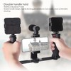Smartphone Video Rig, Phone Stabilizer Tripod Mount Aluminum Alloy with