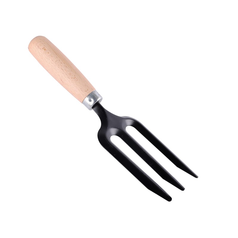 Garronda Mini Garden Fork with Beech Wood Handle for Garden