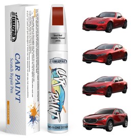 FIXEZPRO 41V Soul Red Metallic Tricoat Touch Up Paint for Mazda, Exact Color Match Car Paint Scratch Repair Remover Pen Kit Quick & Easy Fix Vehicle Chips and Automotive Nicks Scuff