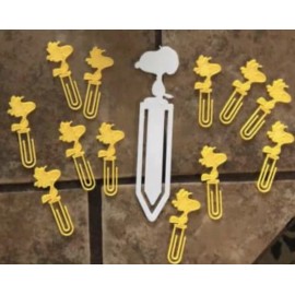 Snoopy and Woodstock paper clip and bookmark set