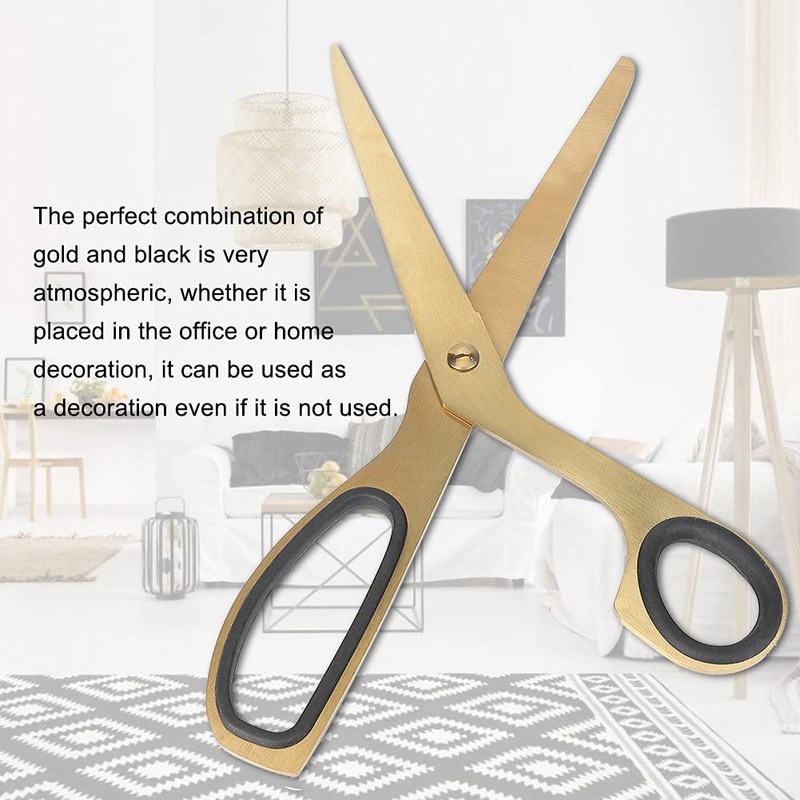 Simplified Golden Scissors, Golden Scissors, Beautiful Beautiful Colour, Unique Gold