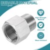 sourcing map Pipe Fitting Reducing Adapter, ZG3/4 Male x G3/4"