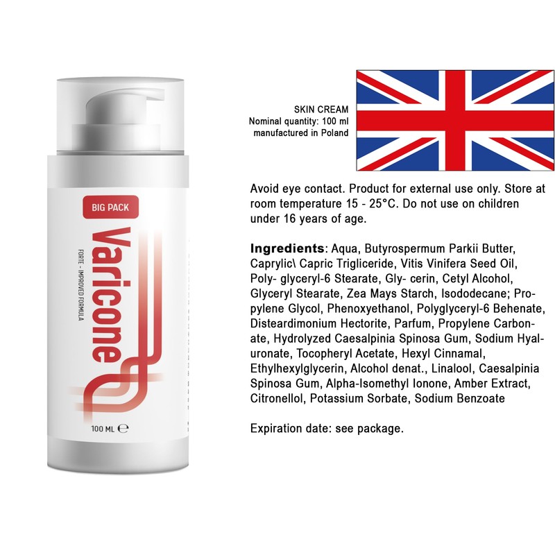 Creme Varicone Forte - 300 ml (3 x 100 ml)