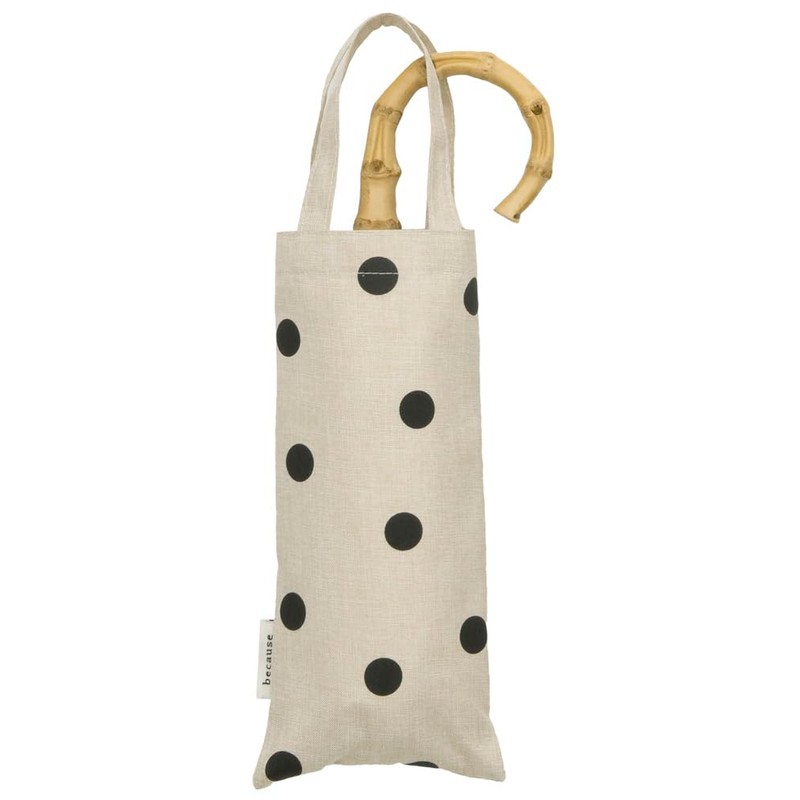 Because B-093132 Folding Umbrella, Dot Tote Bag, Mini IV