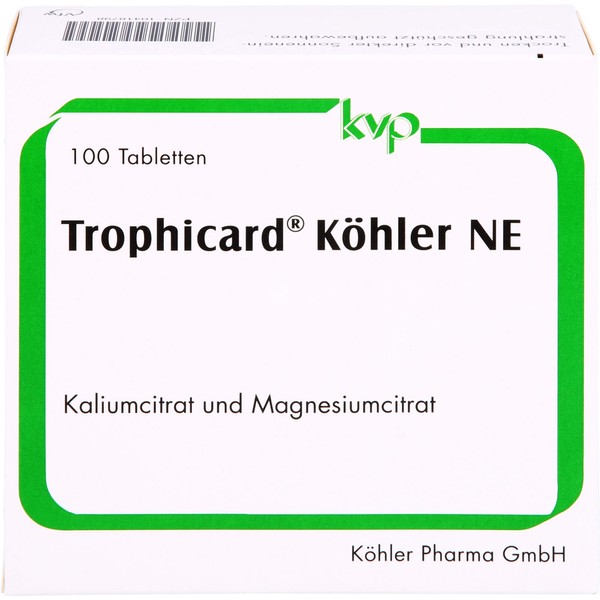Trophicard Köhler NE Tabletten, 100 pcs. Tablets