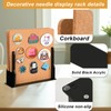 Cork Enamel Pin Display Stand with Acrylic Base, Tabletop Pin