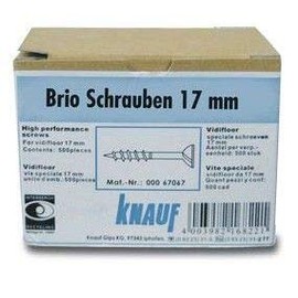 Knauf Brio Screws 17 mm Pack of 500