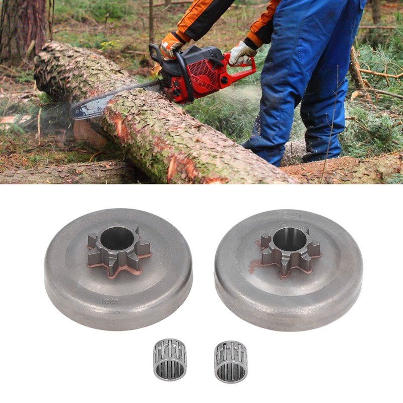 Chainsaw 7 Tooth Clutch Drum Needle Bearing Kit Sprocket Accessories