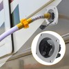 RV City Water Inlet with Pressure Reducing Valve,Chrome Water Fill