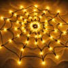 Halloween Spider Web LED Light for Party Décor – Purple