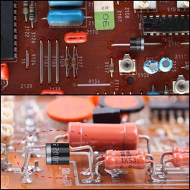 Chanzon 15SQ045 Schottky Diodes 15A 45V R-6 Axial 15 Amp 45 Volt for Solar Cell Panel (Pack of 20 Pieces)