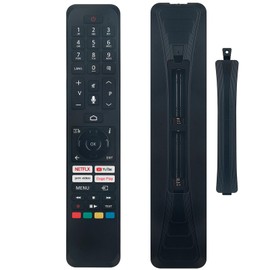 Ersetzte Sprachfernbedienung Passend für Telefunken XH24AN550MV D32H554X2CWI D40F550X2CW D43U750X2CWI D50U750X2CWI D43F750X2CW D65U750X2CW Smart TV