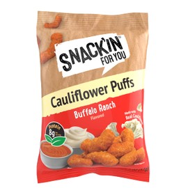 Snack'in For You Cauliflower Puffs, Buffalo Ranch, 2 Ounce (Pack of 8)