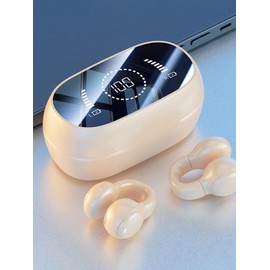 FKLBBLPM Open Ear Bone Conduction Headphones Bluetooth Headphones (Complexion)