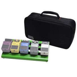 Gator Cases GPB-LAK-GR Small Green Aluminum Pedal Board with Carry Bag idjnow