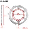 Caltric Red Drive Chain And Sprocket Kit for Honda CRF250X