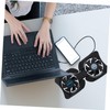 TEHAUX Portable Foldable Laptop Cooler with USB Powered Dual Fans