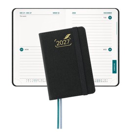 BEZEND Mini Pocket Calendar 2027 Bi-Daily, Weekly Monthly Planner for Purse
