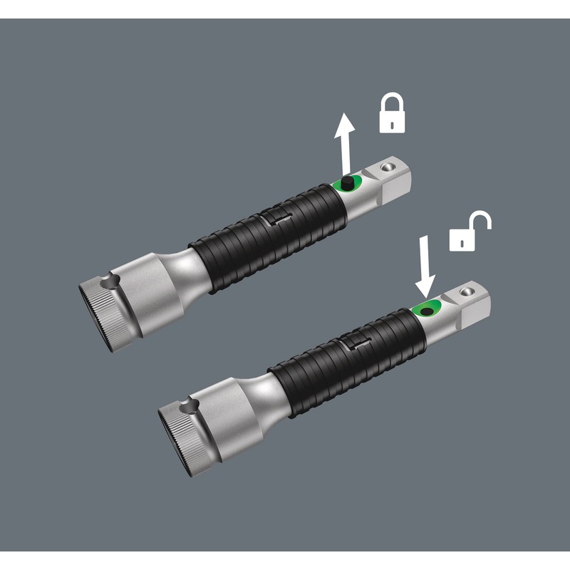 Wera 003591 Lock Extension Bar 3/8 Short