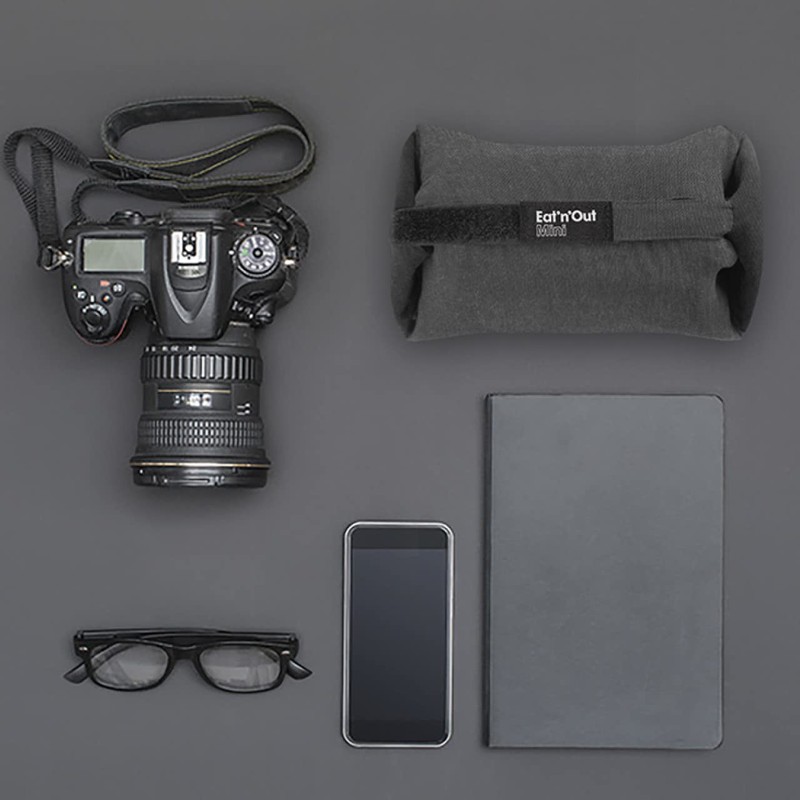 Rollueet 2-in-1 Lunch Bag Mini Eco Black