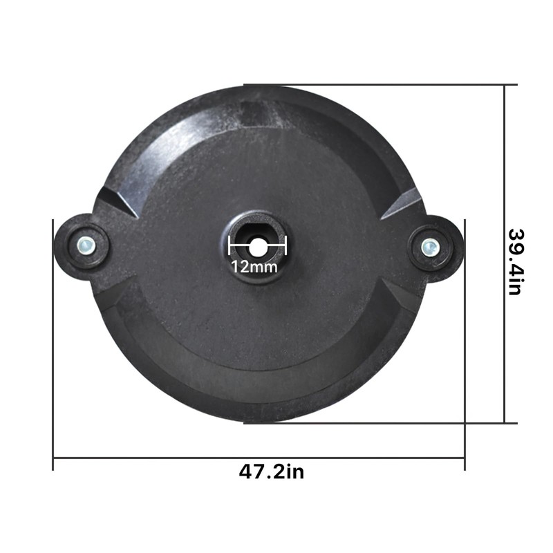 AIWMQYYF Grass Trimmer Blade Head, Disc Mower Cutter Head Plastic
