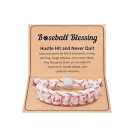 twinkle eye Baseball Sports Bracelets Adjustable handwoven braided wristbands for Women Men Sports Favors Jewelry Gifts Baseballs Mom Shirts Stuff-A