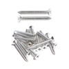 IMScrews 25pcs #10 x 1-3/4" (45mm) Stainless Flat Head Phillips