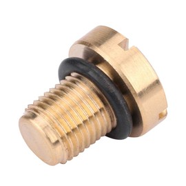 Car Radiator Expansion Water Tank Drain Screw,Car Radiator Expansion Coolant Bleeder Water Tank Drain Screw Rubber O-ring 17111712788 Cooled System Adapter