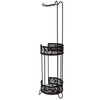 PremiumRacks Vintage Toilet Paper Storage Holder - Free Standing -