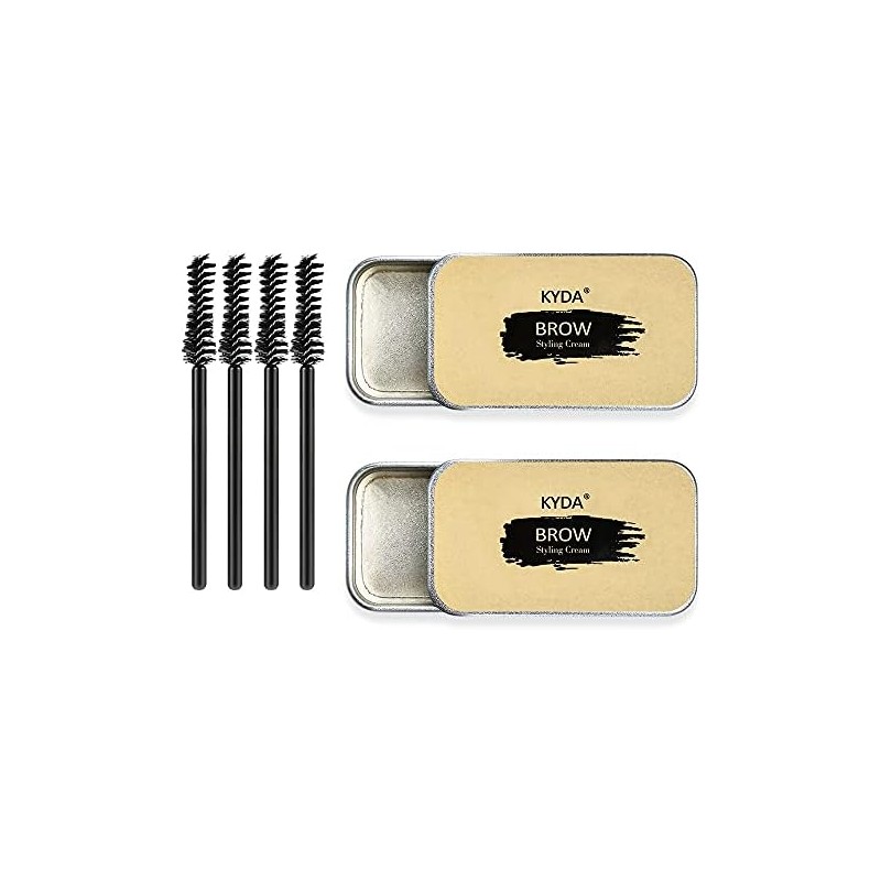 (A) - Ownest 2PCS Eyebrow Soap Kit,Brows Styling Soap,Long Lasting
