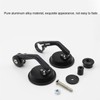 Pair of Motorcycle Rearview Mirror Wide View Aluminum Alloy Universal