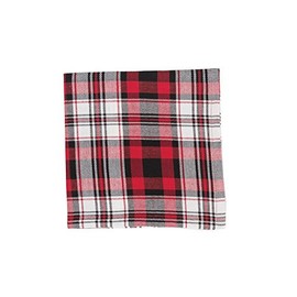 C&F Home Fireside Plaid Cotton Machine Washable Single Napkin 18X18 Napkin Fireside Plaid