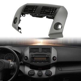 G-PLUS Center Dash A/C Heater Air Vent Cover Trim Bezel Compatible with Toyota Rav4 2006-2012,Black