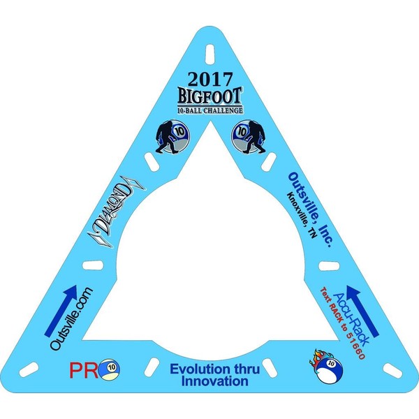 Outsville Accu-Rack Billiards PRO10 Pool Ball Rack Template for 10