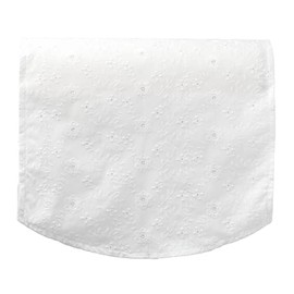 Classic Home Store Broderie Anglaise White Cotton XL Chair Back Antimacassar Furniture Cover (Trailing Floral)