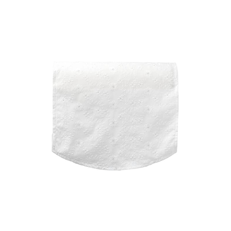 Classic Home Store Broderie Anglaise White Cotton XL Chair Back