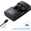 Soshine CR2 RCR123A Battery Charger for RCR123 16340 CR2 15270