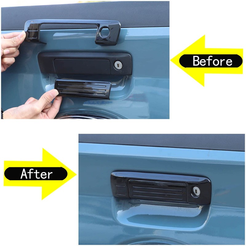 Aunginsy Car Tailgate Handle Cover Kit Compatible with Ford Maverick
