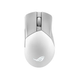ASUS ROG Gladius III Wireless Aimpoint Gaming Mouse – Right-Handed Ergonomic, 79g, Tri-Mode Connectivity, 36K DPI, up to 119Hr Battery, Hot-Swappable Switches, PC/Mac Support - White