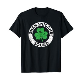 Shenanigans Squad Funny St. Patrick's Day Matching Group T-Shirt