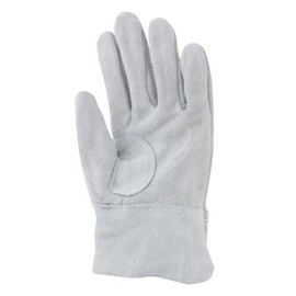 Towa Corporation Leather Gloves Cow Split Leather 108-A Outer Seam 454 Free Gray