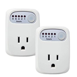 SIMPLE TOUCH - Overcharge Prevention Timer - Overcharging Protection Auto Shut-Off Timer - for Cell Phones, Tablets, and Laptops (2 Pack)