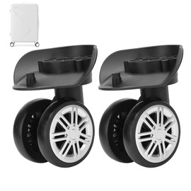 BONKZEBU Double Row Large Wheel,Quiet Exquisitely Crafted Mute Wheel,Safe and Environmentally Friendly Code Case Wheel,for Luggage