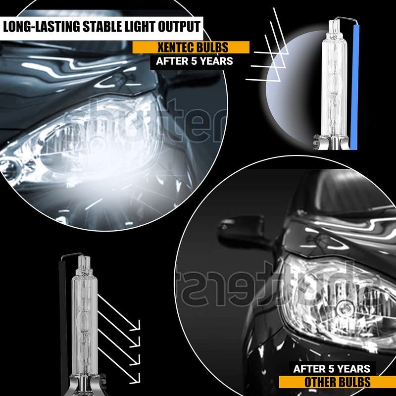 Xentec D2SRW 12000K Replacement Xenon Bulb (pack of 2 bulbs)