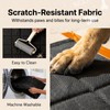 Chew Proof Dog Crate Pad, Waterproof, Tear-Resistant, Reinforced Stitching