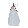Gisela Graham 18cm Black Skinned Fairy Tree Topper | White