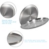 Stainless Steel Plates 7.8 inch 304 Metal Lightweight Unbreakable Dinner