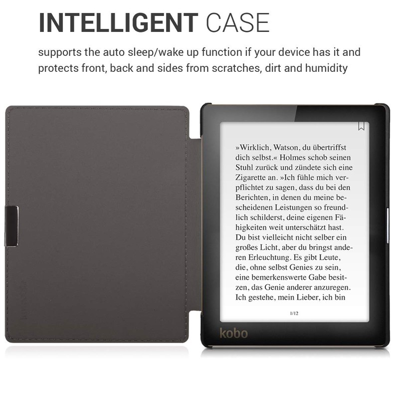 kwmobile Flip Case Compatible with Kobo Aura Edition 1 Case
